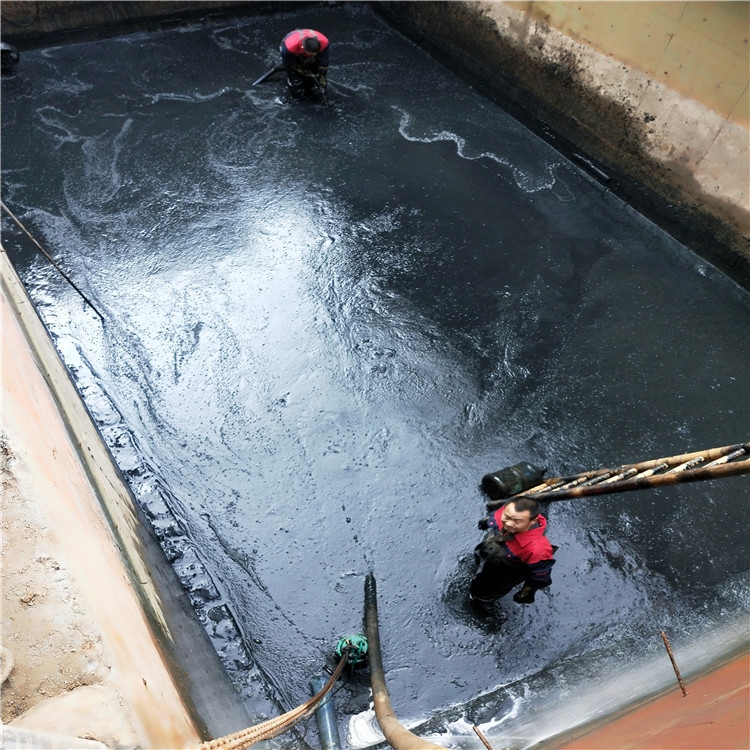 陵城废水池清理